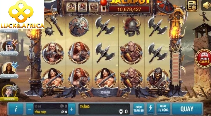 Quay Hũ Barbarian Trúng Thưởng Siêu Hot Tại Luck8 3 Sự thú vị của quay hũ Barbarian Nudge Slot tại Luck8
